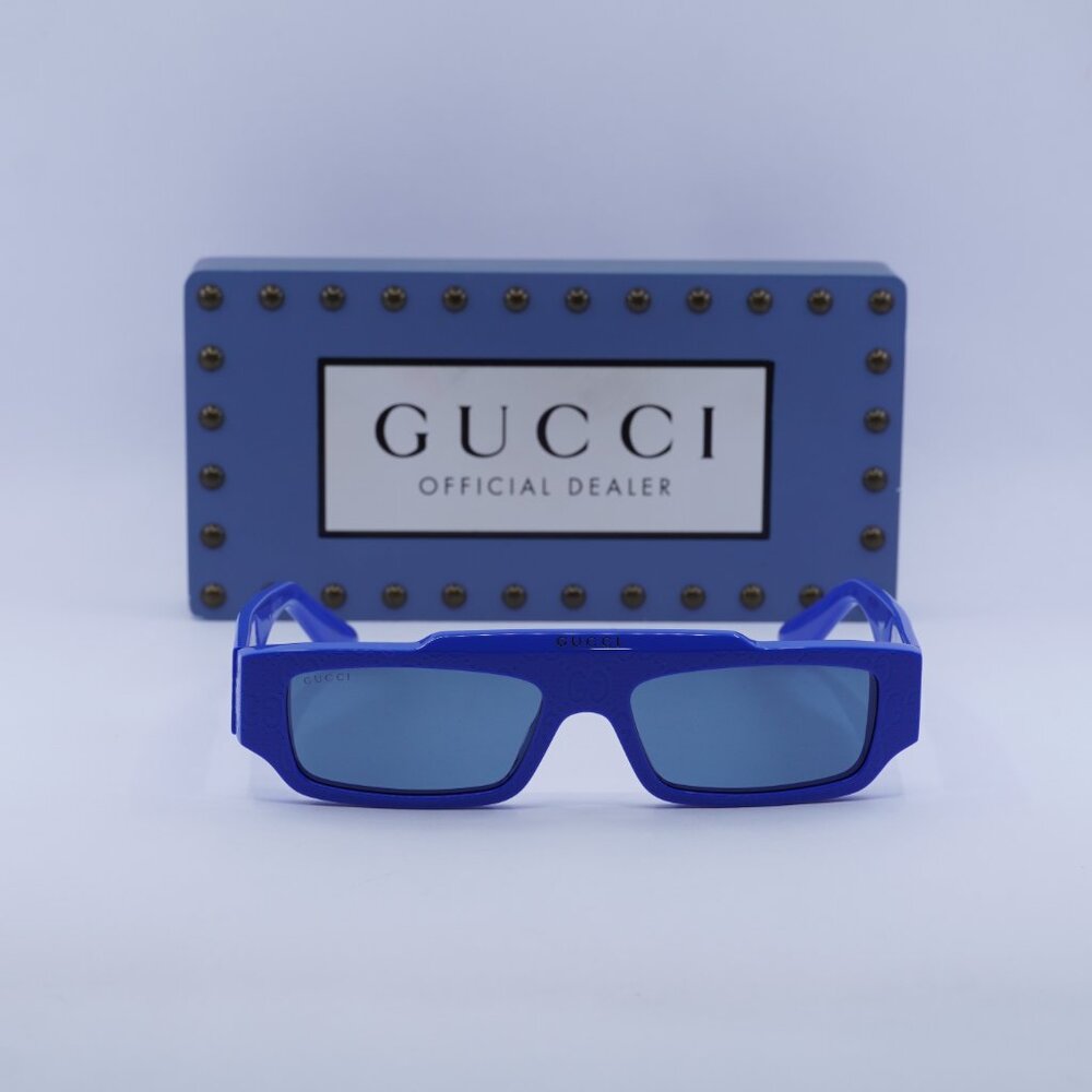 Final Price! Gucci GG1592S 004 Blue Sunglasses - Picture 3 of 11